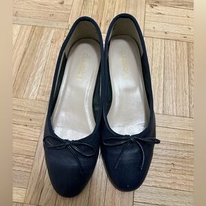 Leather Ballet Flats Size 8